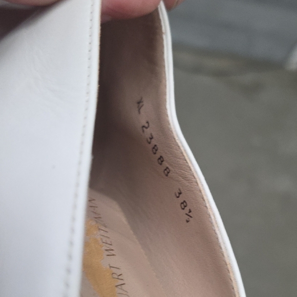 Stuart Weitzman Elegant White Women's Shoes - Picture 3 of 13